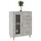 vidaXL Credenza Grigio Cemento 69,5x34x90 cm in Legno Multistrato vidaXL Credenza Grigio Cemento 69,5x34x90 cm in Legno Multistrato