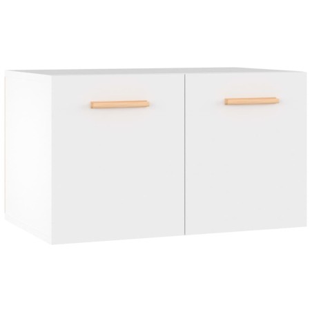 vidaXL Mobile a Parete Bianco 60x36,5x35 cm in Legno Multistrato