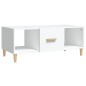 vidaXL Tavolino da Salotto Bianco 102x50x40 cm in Legno Multistrato vidaXL Tavolino da Salotto Bianco 102x50x40 cm in Legno Multistrato