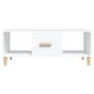 vidaXL Tavolino da Salotto Bianco 102x50x40 cm in Legno Multistrato vidaXL Tavolino da Salotto Bianco 102x50x40 cm in Legno Multistrato