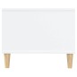 vidaXL Tavolino da Salotto Bianco 102x50x40 cm in Legno Multistrato vidaXL Tavolino da Salotto Bianco 102x50x40 cm in Legno Multistrato