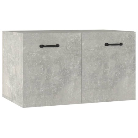 vidaXL Mobile a Parete Grigio Cemento 60x36,5x35 cm Legno Multistrato