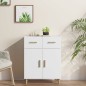 vidaXL Credenza Bianca 69,5x34x89 cm in Legno Multistrato vidaXL Credenza Bianca 69,5x34x89 cm in Legno Multistrato