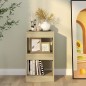 vidaXL Libreria/Divisorio Rovere Sonoma 40x30x72 cm