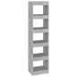 vidaXL Libreria/Divisorio Grigio Cemento 40x30x166 cm vidaXL Libreria/Divisorio Grigio Cemento 40x30x166 cm