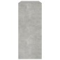 vidaXL Libreria/Divisorio Grigio Cemento 80x30x72 cm
