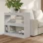 vidaXL Libreria/Divisorio Grigio Cemento 80x30x72 cm