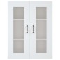 vidaXL Armadietto Pensile a Parete Bianco 69,5x34x90 cm vidaXL Armadietto Pensile a Parete Bianco 69,5x34x90 cm