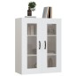 vidaXL Armadietto Pensile a Parete Bianco 69,5x34x90 cm vidaXL Armadietto Pensile a Parete Bianco 69,5x34x90 cm