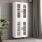 vidaXL Armadietto Pensile a Parete Bianco 69,5x34x90 cm vidaXL Armadietto Pensile a Parete Bianco 69,5x34x90 cm