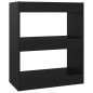 vidaXL Libreria/Divisorio Nero 60x30x72 cm vidaXL Libreria/Divisorio Nero 60x30x72 cm