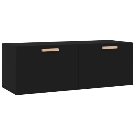 vidaXL Mobile Pensile Nero 100x36,5x35 cm Legno Multistrato