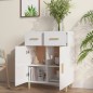 vidaXL Credenza 69,5x34x89 cm in Legno Multistrato Bianco Lucido vidaXL Credenza 69,5x34x89 cm in Legno Multistrato Bianco Lucido