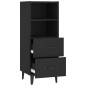 vidaXL Credenza Nera 34,5x34x90 cm in Legno Multistrato vidaXL Credenza Nera 34,5x34x90 cm in Legno Multistrato