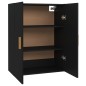 vidaXL Armadietto Pensile a Parete Nero 69,5x34x90 cm vidaXL Armadietto Pensile a Parete Nero 69,5x34x90 cm