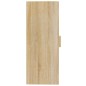 vidaXL Armadietto Pensile a Parete Rovere Sonoma 69,5x34x90 cm vidaXL Armadietto Pensile a Parete Rovere Sonoma 69,5x34x90 cm