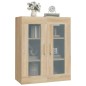 vidaXL Armadietto Pensile a Parete Rovere Sonoma 69,5x34x90 cm vidaXL Armadietto Pensile a Parete Rovere Sonoma 69,5x34x90 cm