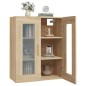 vidaXL Armadietto Pensile a Parete Rovere Sonoma 69,5x34x90 cm vidaXL Armadietto Pensile a Parete Rovere Sonoma 69,5x34x90 cm