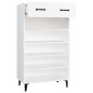 vidaXL Scarpiera Bianca 60x35x105 cm in Legno Multistrato vidaXL Scarpiera Bianca 60x35x105 cm in Legno Multistrato