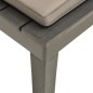 vidaXL Sedia a Sdraio da Giardino con Cuscino in Plastica Antracite vidaXL Sedia a Sdraio da Giardino con Cuscino in Plastica Antracite