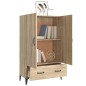 vidaXL Credenza Rovere Sonoma 70x31x115 cm in Legno Multistrato vidaXL Credenza Rovere Sonoma 70x31x115 cm in Legno Multistrato