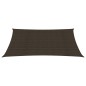 Vela Parasole 160 g/m² Marrone 3,5x4,5 m in HDPE