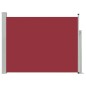 Tenda Laterale Retrattile per Patio 140x500 cm Rossa Tenda Laterale Retrattile per Patio 140x500 cm Rossa