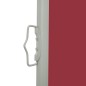 Tenda Laterale Retrattile per Patio 140x500 cm Rossa Tenda Laterale Retrattile per Patio 140x500 cm Rossa