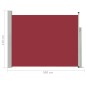 Tenda Laterale Retrattile per Patio 140x500 cm Rossa Tenda Laterale Retrattile per Patio 140x500 cm Rossa