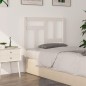 Testiera per Letto Bianca 95,5x4x100 cm Legno Massello di Pino Testiera per Letto Bianca 95,5x4x100 cm Legno Massello di Pino