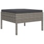 vidaXL Set Divani da Giardino 12 pz con Cuscini in Polyrattan Grigio vidaXL Set Divani da Giardino 12 pz con Cuscini in Polyrattan Grigio