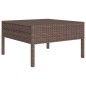 vidaXL Set Divani da Giardino 11 pz con Cuscini in Polyrattan Marrone vidaXL Set Divani da Giardino 11 pz con Cuscini in Polyrattan Marrone