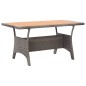 vidaXL Set Pranzo da Giardino 3 pz Polyrattan e Legno Massello Acacia