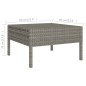 vidaXL Set Divani da Giardino 12 pz con Cuscini in Polyrattan Grigio vidaXL Set Divani da Giardino 12 pz con Cuscini in Polyrattan Grigio