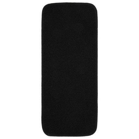 vidaXL Tappetini per Scale 15 pz 60x25cm Neri Antiscivolo Rettangolari