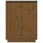 vidaXL Scarpiera Miele 60x35x80 cm in Legno Massello di Pino vidaXL Scarpiera Miele 60x35x80 cm in Legno Massello di Pino