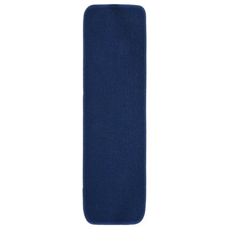 vidaXL Tappetini per Scale 15 pz 75x20 cm Blu Antiscivolo Rettangolari