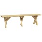 vidaXL Set da Pranzo da Giardino 3 pz in Legno di Pino Impregnato