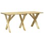 vidaXL Set da Pranzo da Giardino 3 pz in Legno di Pino Impregnato