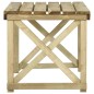 vidaXL Set da Pranzo da Giardino 3 pz in Legno di Pino Impregnato