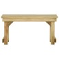 vidaXL Set da Pranzo da Giardino 3 pz in Legno di Pino Impregnato
