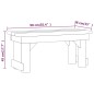 vidaXL Set da Pranzo da Giardino 3 pz in Legno di Pino Impregnato