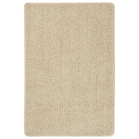 vidaXL Tappeto Shaggy Crema 140x200 cm Antiscivolo