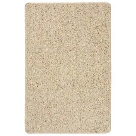 vidaXL Tappeto Shaggy Crema 200x290 cm Antiscivolo