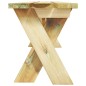 vidaXL Set da Pranzo da Giardino 3 pz in Legno di Pino Impregnato vidaXL Set da Pranzo da Giardino 3 pz in Legno di Pino Impregnato