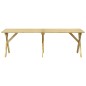 vidaXL Set da Pranzo da Giardino 3 pz in Legno di Pino Impregnato vidaXL Set da Pranzo da Giardino 3 pz in Legno di Pino Impregnato
