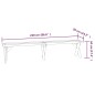 vidaXL Set da Pranzo da Giardino 3 pz in Legno di Pino Impregnato vidaXL Set da Pranzo da Giardino 3 pz in Legno di Pino Impregnato