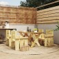 vidaXL Set da Pranzo da Giardino 5 pz in Legno di Pino Impregnato vidaXL Set da Pranzo da Giardino 5 pz in Legno di Pino Impregnato