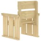 vidaXL Set da Pranzo da Giardino 5 pz in Legno di Pino Impregnato vidaXL Set da Pranzo da Giardino 5 pz in Legno di Pino Impregnato