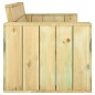 vidaXL Set Salotto da Giardino 3 pz Legno Massello di Pino Impregnato vidaXL Set Salotto da Giardino 3 pz Legno Massello di Pino Impregnato